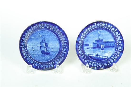 TWO HISTORICAL BLUE STAFFORDSHIRE 121751