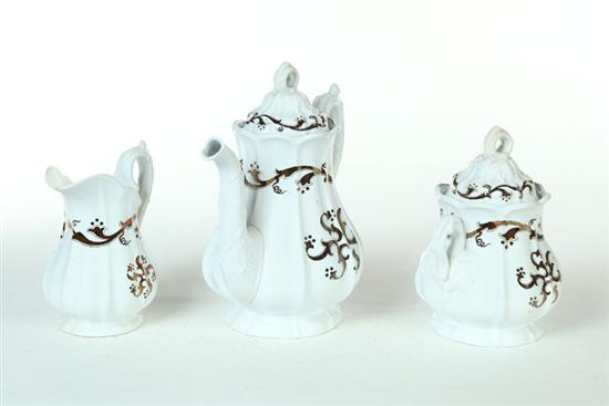 GROUP OF IRONSTONE  COFFEE BERRY PATTERN.