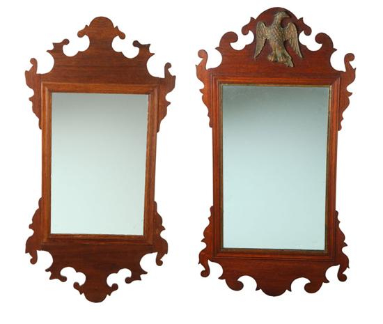 TWO MIRRORS American mahogany  1217b7