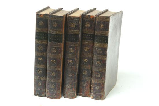 FIVE VOLUMES OF THE WORKS OF ROBERT