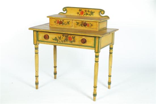 DECORATED DRESSING TABLE.  American