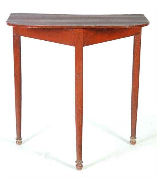 COUNTRY DEMILUNE TABLE New England 12184f