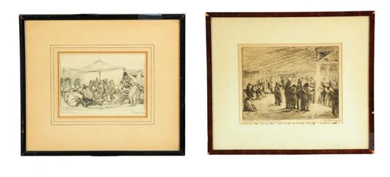 TWO PRINTS OF AMERICAN INDIANS 121880