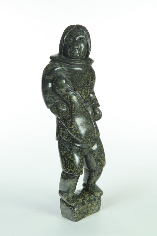 LARGE INUIT CARVING ATTRIBUTED 121896
