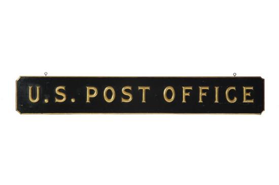 US POST OFFICE SIGN.  American