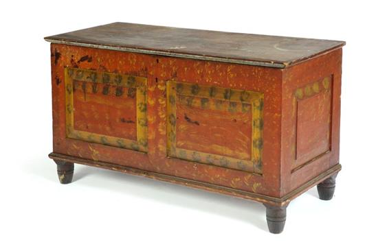 DECORATED BLANKET CHEST Midwestern 1218c4