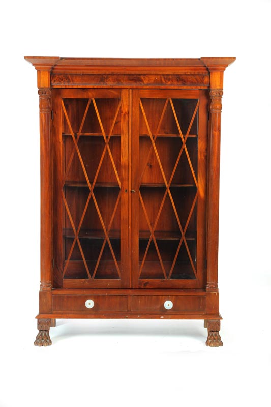 EMPIRE-STYLE BOOKCASE.  American