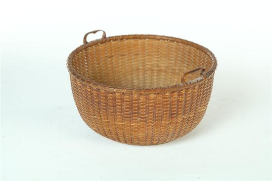 NANTUCKET BASKET.  Late 19th-early 20th