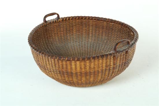 NANTUCKET BASKET Late 19th early 12190d