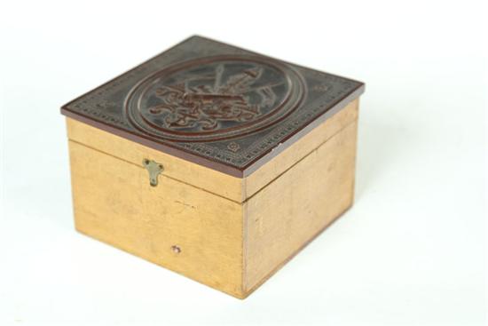 CIVIL WAR-ERA BOX.  Marked for