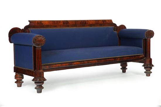 EMPIRE CLASSICAL SOFA.  American  19th