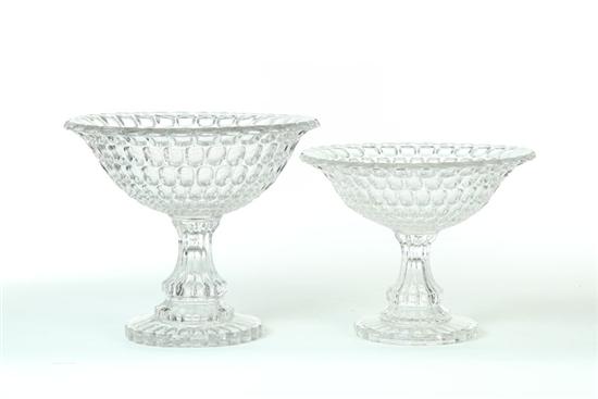 TWO GLASS COMPOTES American  121942