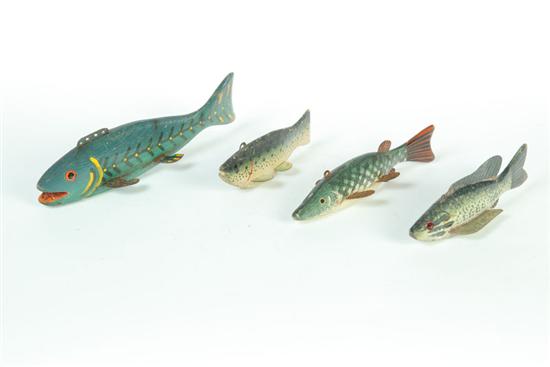 FOUR FISH DECOYS American 1st 121961