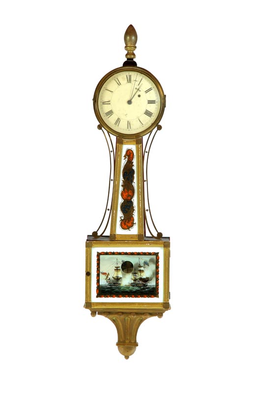BANJO CLOCK American 19th century 1219c1