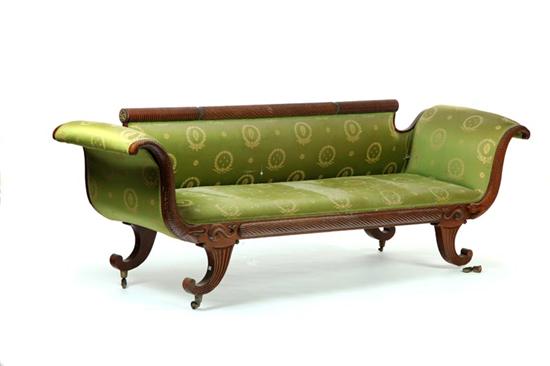 EMPIRE SOFA.  American  mid 19th century