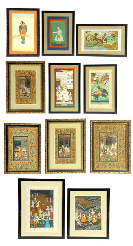 GROUP OF PAINTINGS India 20th 1219de