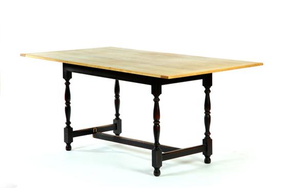 QUEEN ANNE-STYLE TABLE.  Eldred
