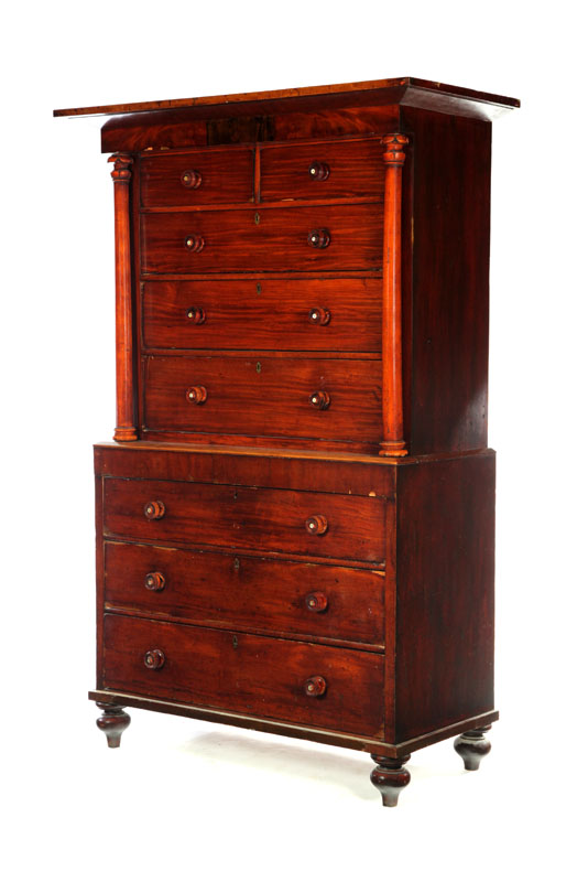 REGENCY CHEST-ON-CHEST.  England