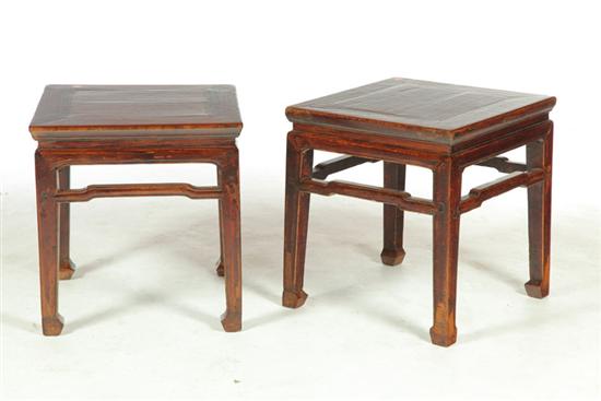 PAIR OF LOW TABLES China 19th 121a63