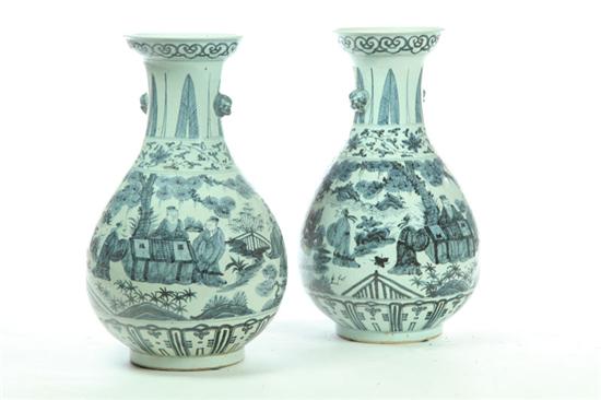 PAIR OF LARGE VASES.  China  mid