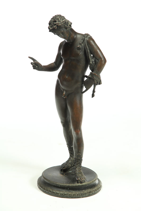 BRONZE OF CLASSICAL STYLE YOUTH 121a90