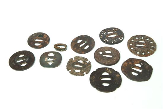 ELEVEN SWORD FITTINGS Japan  121aaa