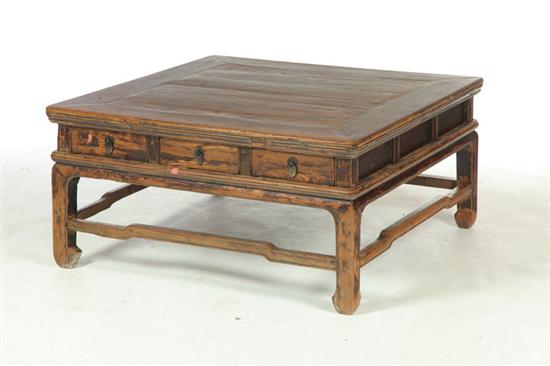 LOW SQUARE TABLE.  Chinese  mid 19th