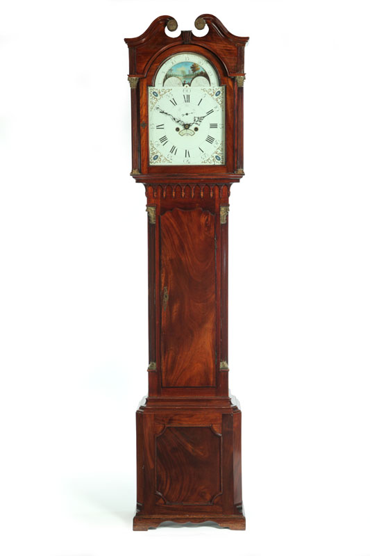 GEORGE III TALL CASE CLOCK.  England