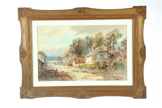 ENGLISH COTTAGE SCENE (EUROPEAN  LATE