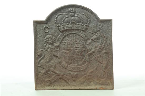 ***CAST IRON FIREBACK.  England