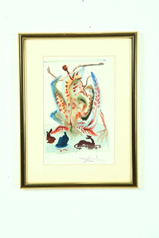 PRINT BY SALVADOR DALI FRANCE SPAIN 121bac