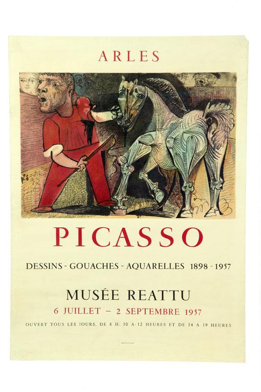 PICASSO EXHIBITION POSTER France 121bcd