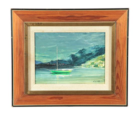 SAILBOAT BY DEAN CLOSE OHIO B  121bd6