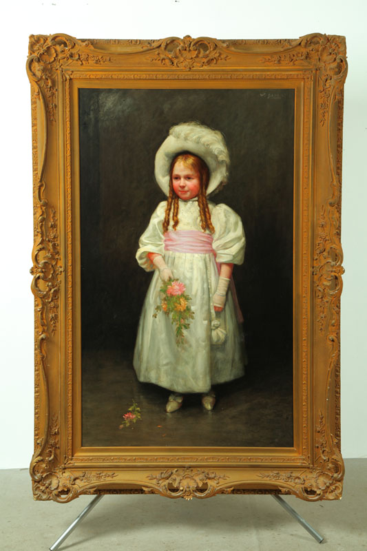 PORTRAIT OF A YOUNG GIRL ATTRIBUTED