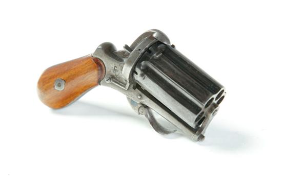 PINFIRE PEPPERBOX REVOLVING PISTOL.