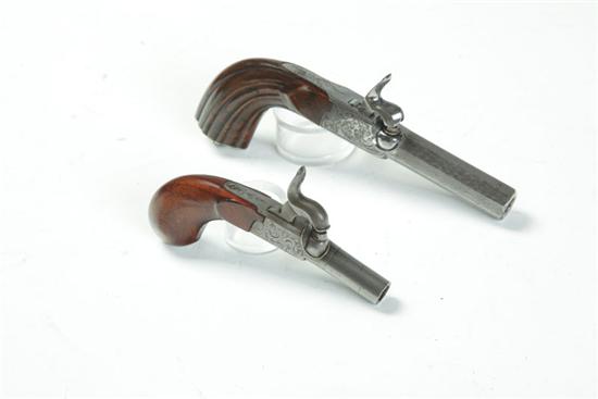 TWO PERCUSSION PISTOLS.  Continental