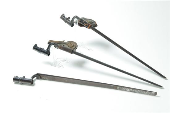 TWO BAYONETS.  Mid 19th century. German