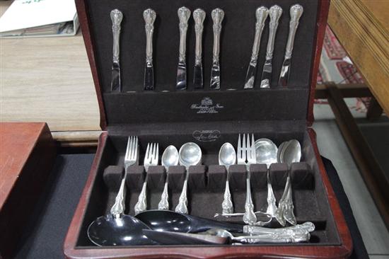 SET STERLING SILVER FLATWARE Towle 121dd4