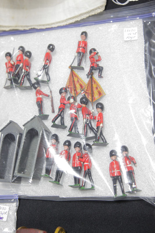 GROUP OF BRITAINS GUARDS. One guard