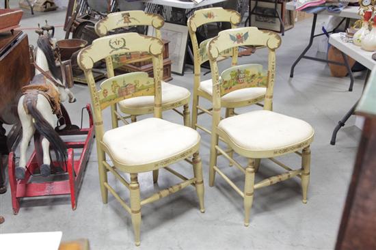 FOUR HITCHCOCK SIDE CHAIRS Limited 121e6e