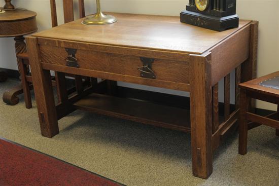 IMPERIAL ARTS AND CRAFTS LIBRARY DESK.