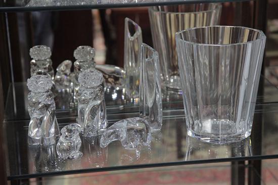 SEVEN PIECES OF BACCARAT CRYSTAL  121f14