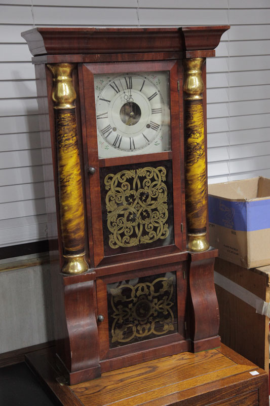 SETH THOMAS TRIPLE DECKER MANTEL CLOCK.