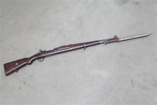  BOLT ACTION RIFLE WITH BAYONET  121fa9