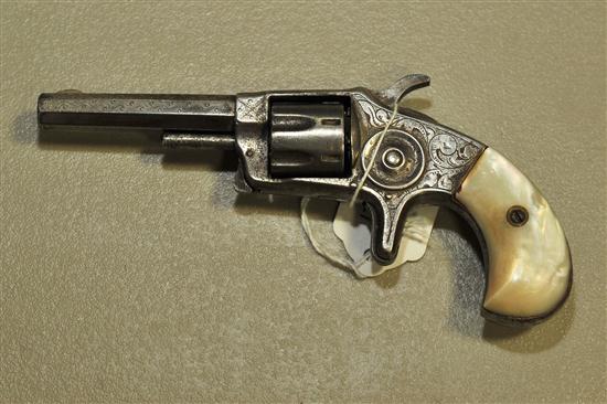 SINGLE ACTION REVOLVER. 7 shot .22 caliber