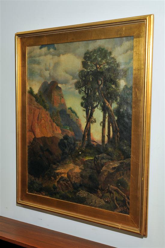 LANDSCAPE PAINTING BY GADBURY (AMERICAN