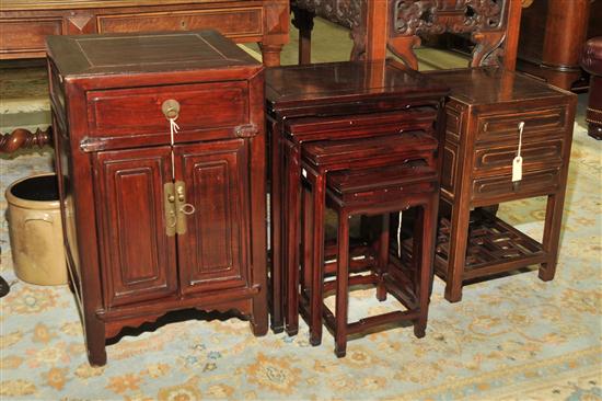 THREE PIECES OF ORIENTAL FURNITURE  1220dc