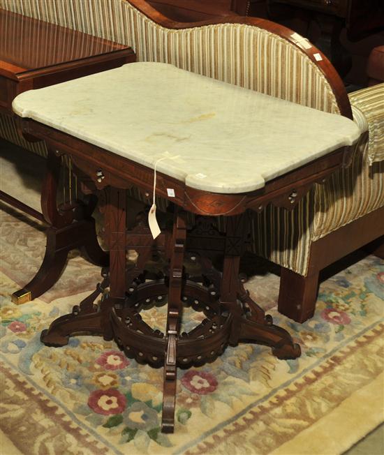 VICTORIAN PARLOR TABLE. Rectangular