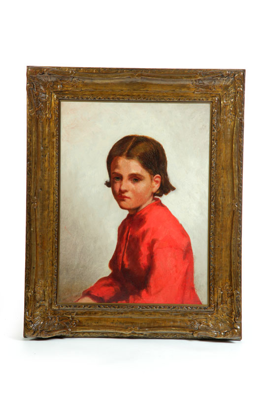 PORTRAIT OF A GIRL (AMERICAN  20TH
