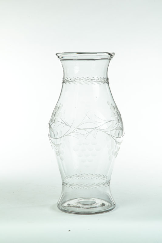 GLASS VASE Probably American 122161